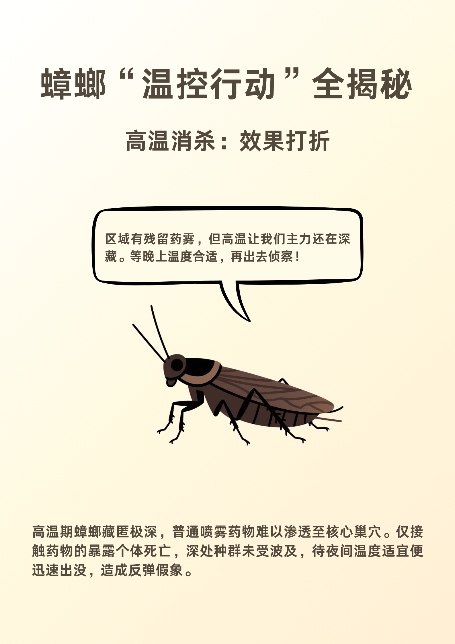 家里蟑螂为什么灭不尽？别急，问题可能出在这里。